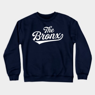 New York 'The Bronx' Pinstripe Baseball Script Fan T-Shirt Crewneck Sweatshirt